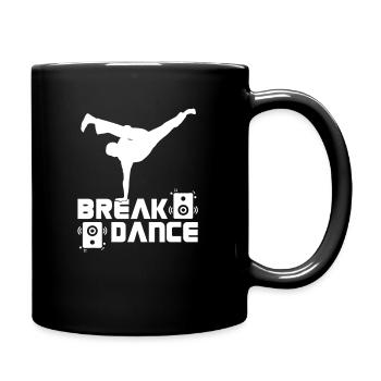 break dancing - Full Colour Mug - black - Right