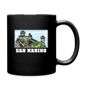 San Marino - Tasse einfarbig - Schwarz - Rechts