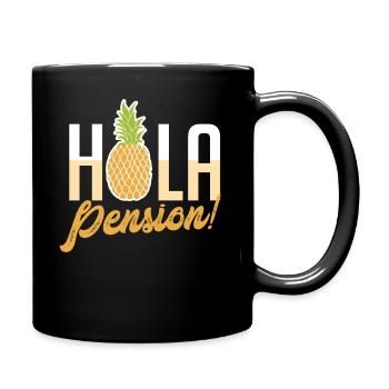 Pension retraite - Mug uni - noir - Droite