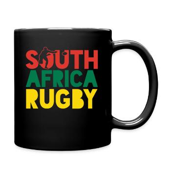 Rugby Afrique du Sud - Mug uni - noir - Droite