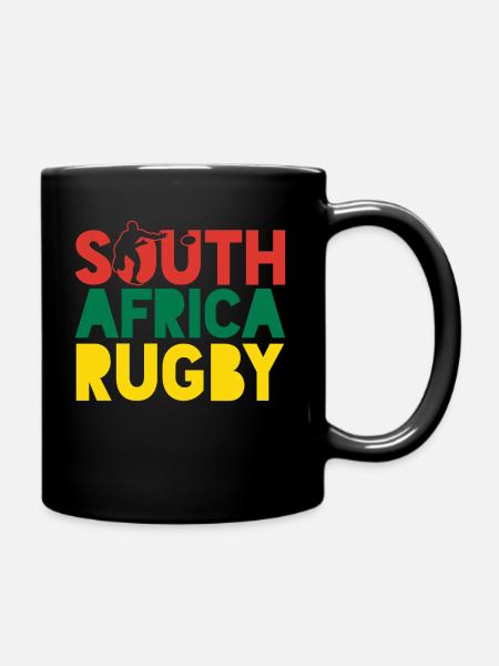 Rugby Afrique du Sud - Mug uni - noir