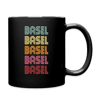 Basel - Full Colour Mug - black - Right