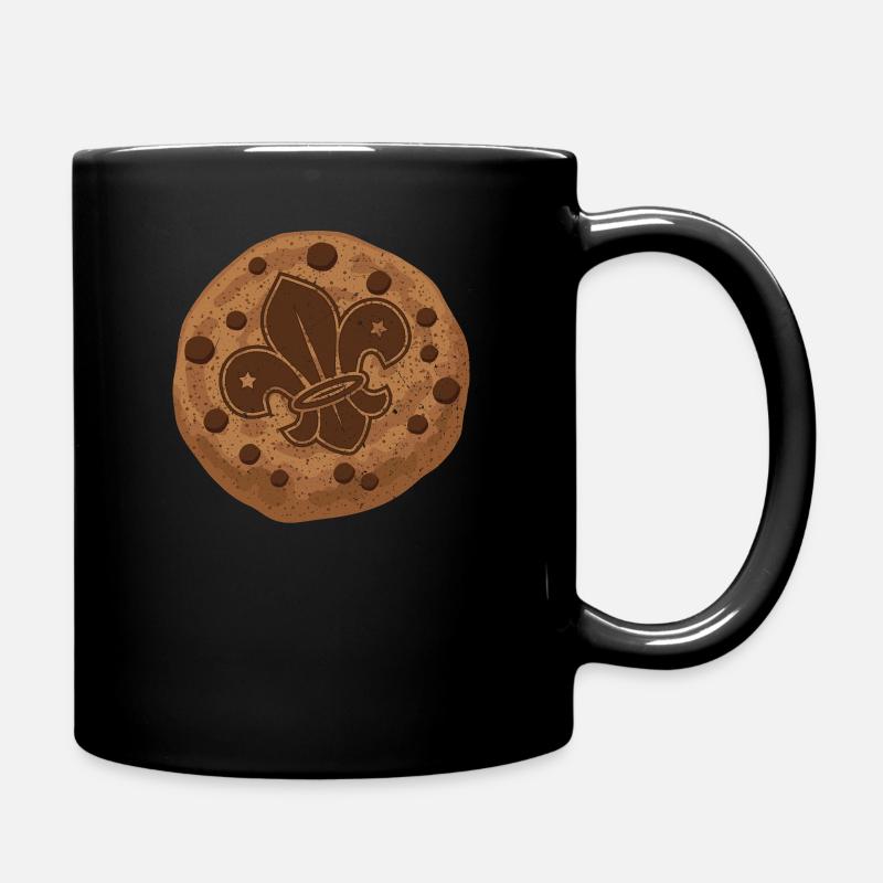 Scout cookie scout scouting member supporter - Full Colour Mug - black