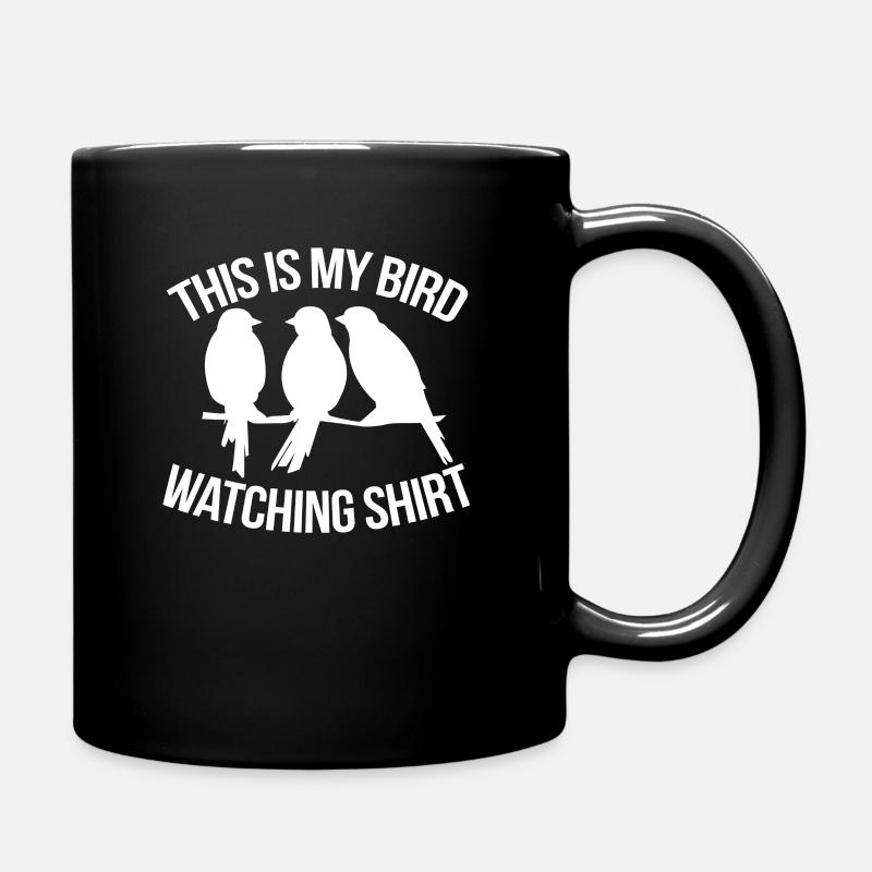 Vogelbeobachtung Vogelbeobachter Vogel Vögel - Tasse einfarbig - Schwarz