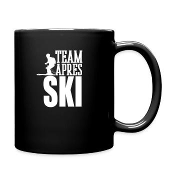 Team Apres Ski - Tasse einfarbig - Schwarz - Rechts