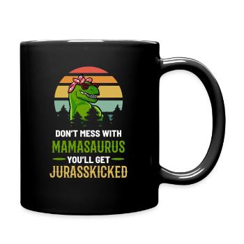 Fête des mères - Mug uni - noir - Droite