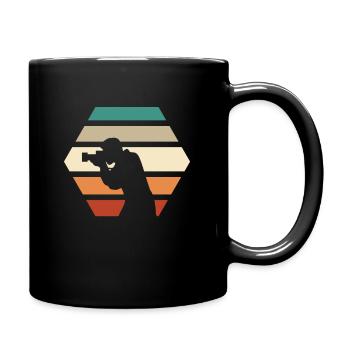 Fotograf Fotograf Fotograf - Tasse einfarbig - Schwarz - Rechts