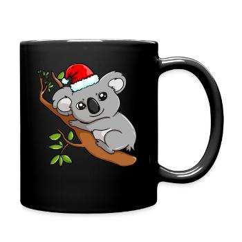 Koala Panda Panda Funny Christmas - Full Colour Mug - black - Right