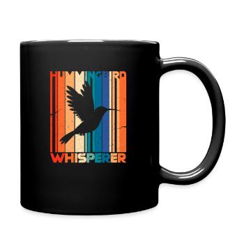 Hummingbird Bird Hummingbird Flies Hummingbird Birds - Full Colour Mug - black - Right