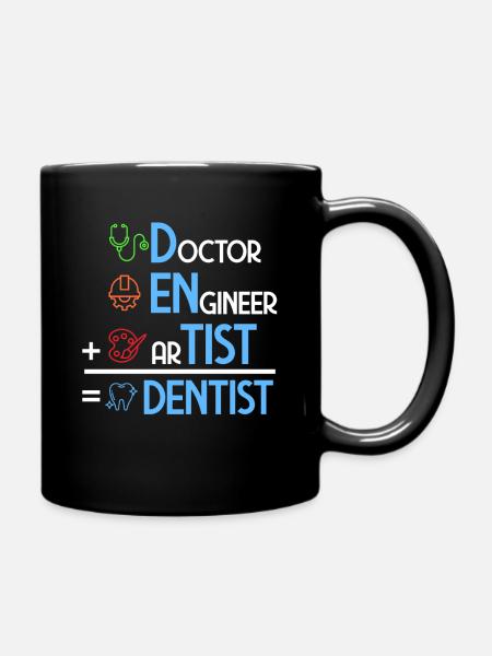 dentiste - Mug uni - noir