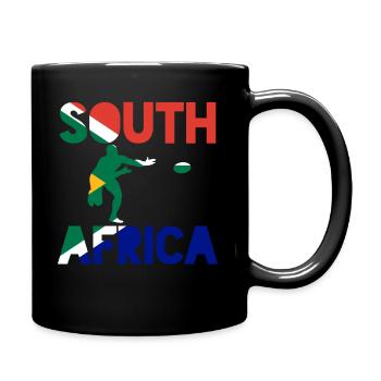 Rugby Afrique du Sud - Mug uni - noir - Droite