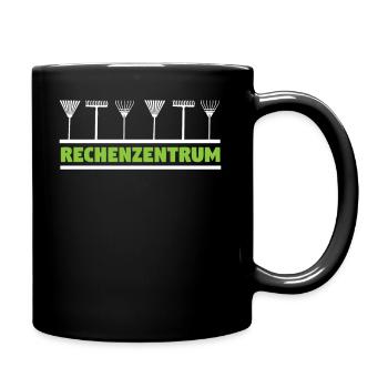 Rechenzentrum - Tasse einfarbig - Schwarz - Rechts