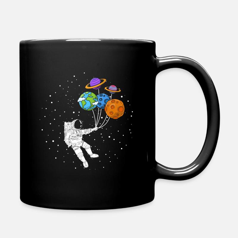 Astronaut space - Full Colour Mug - black