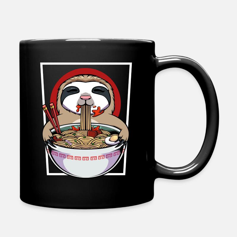 sloth - Full Colour Mug - black