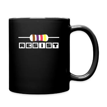 Résistance électronique - Mug uni - noir - Droite