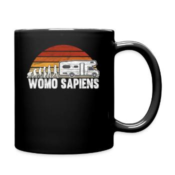 Womo Sapiens Motorhome Evolution - Full Colour Mug - black - Right