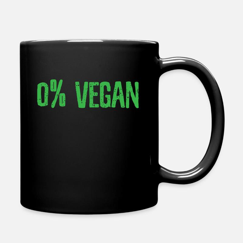 Fleischfresser Fleischfresserin - Tasse einfarbig - Schwarz