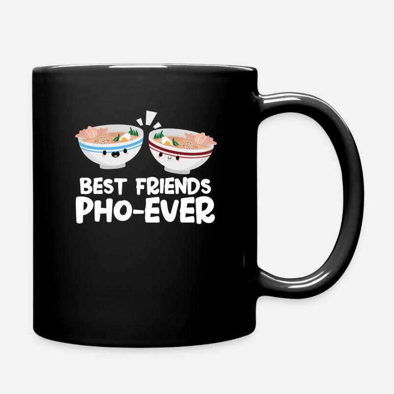 Pho Freundschaft - Tasse einfarbig - Schwarz