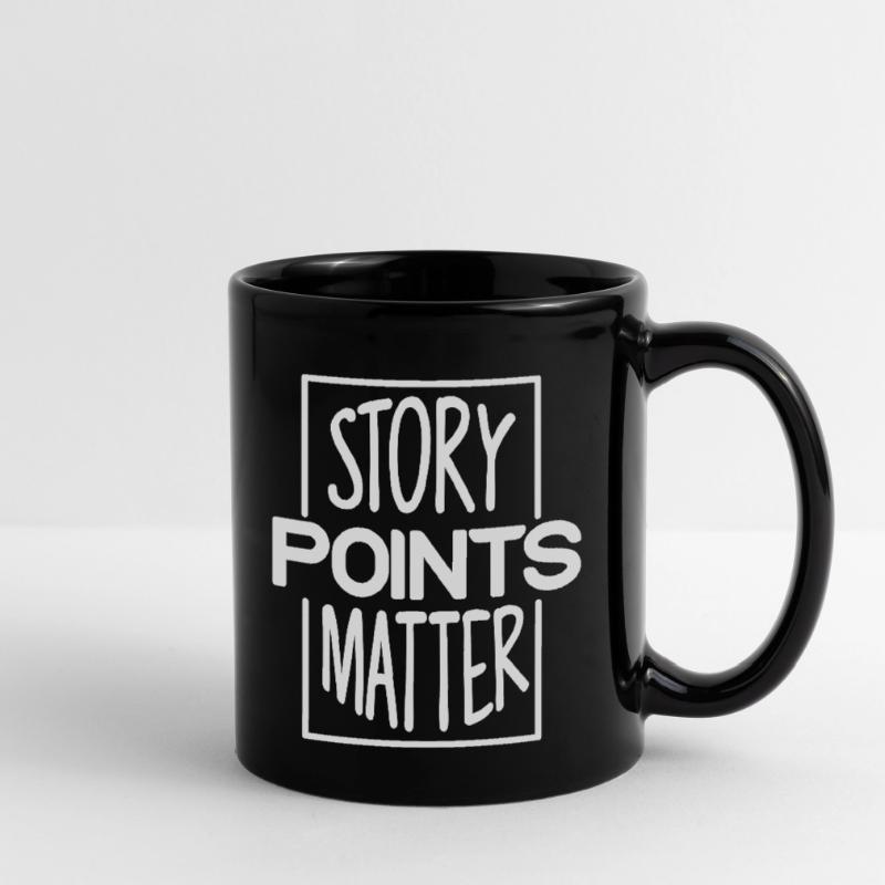 Scrum Story Points Scrum Programmierer Tasse einfarbig