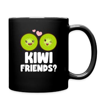 Kiwi friends - Full Colour Mug - black - Right