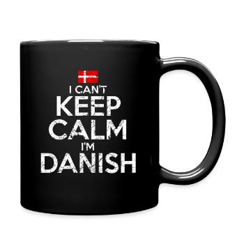 Danish Denmark - Full Colour Mug - black - Right