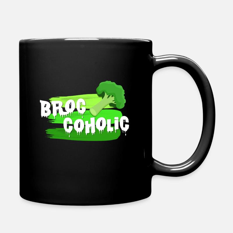 brocoli - Mug uni - noir
