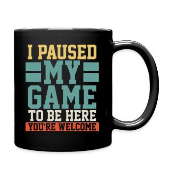 Gaming - Mug uni - noir - Droite