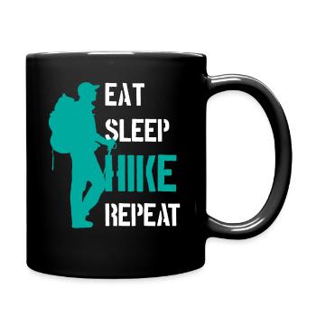 marche - Mug uni - noir - Droite