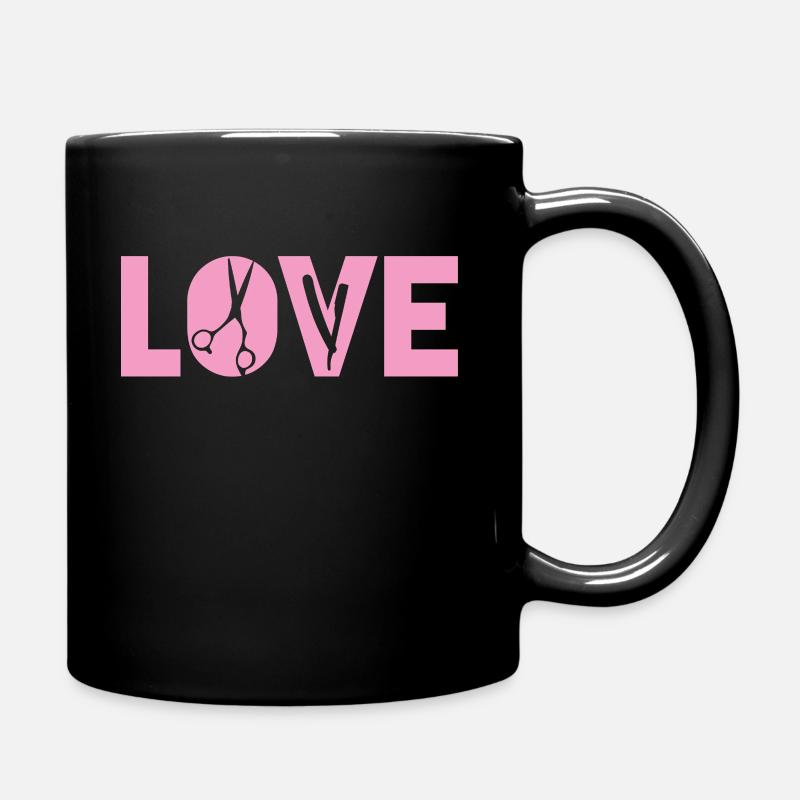 Friseurin Friseurin Friseurin - Tasse einfarbig - Schwarz