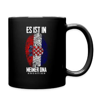 Croatia - Full Colour Mug - black - Right
