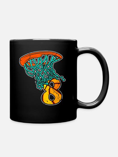 Basketball enfants 8 anniversaire 8 ans sport - Mug uni - noir