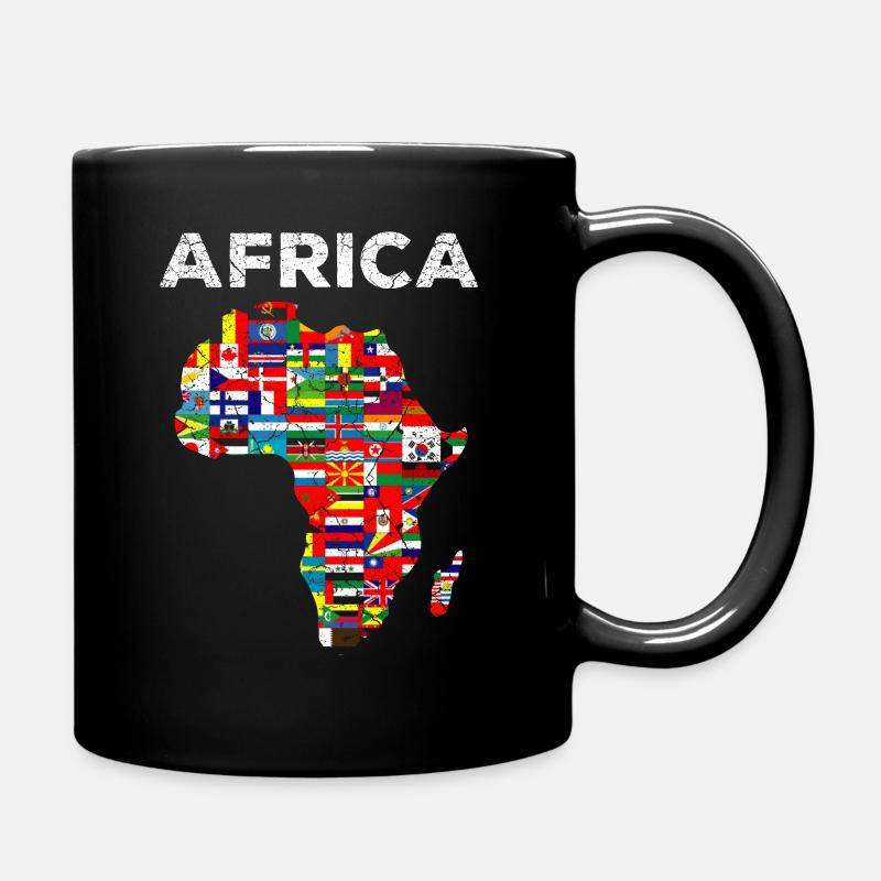 Fierté de drapeau africain de pays africain - Mug uni - noir