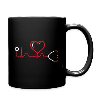 Assistant médical, MFA, docteur, - Mug uni - noir - Droite