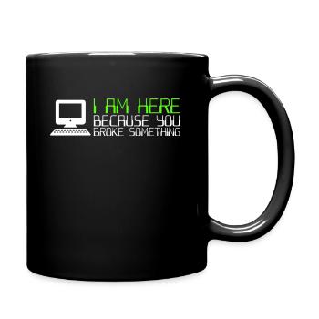 IT Computer IT Support IT Tickersystem - Mug uni - noir - Droite
