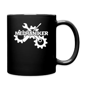 Mechaniker - Tasse einfarbig - Schwarz - Rechts