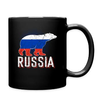 Ours polaire de Russie - Mug uni - noir - Droite