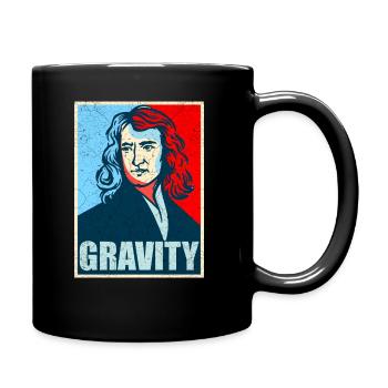 Isaac Newton - Full Colour Mug - black - Right