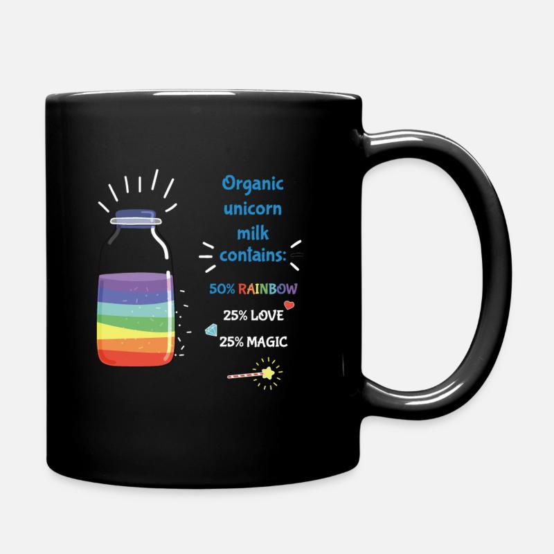 Lait de licorne - Mug uni - noir