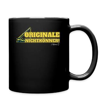 Crane places must be compacted - Full Colour Mug - black - Right