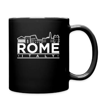 Rom - Tasse einfarbig - Schwarz - Rechts