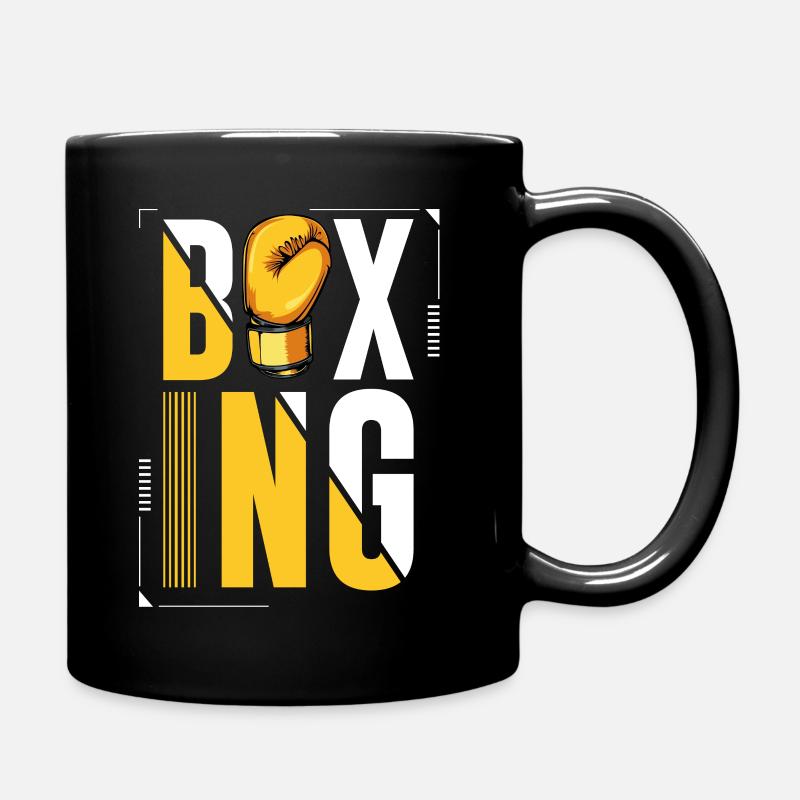 Boxer - Tasse einfarbig - Schwarz