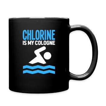 natation - Mug uni - noir - Droite