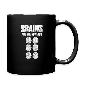 Brain Brain Thinking Clever Brain Nerd Gift - Mug uni - noir - Droite