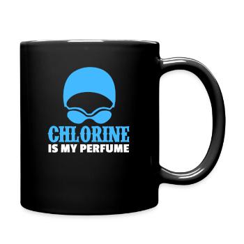 natation - Mug uni - noir - Droite