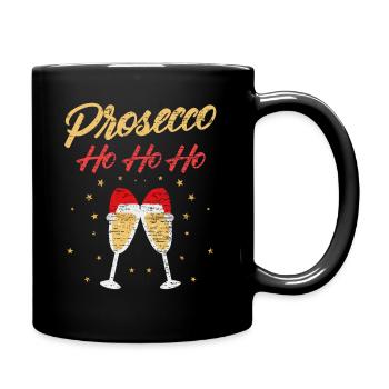 Christmas Prosecco Ugly Christmas - Full Colour Mug - black - Right