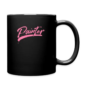 Peintre peintre peintre peinture équipe de peinture - Mug uni - noir - Droite