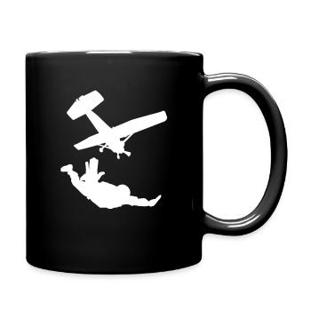 Skydiving - Full Colour Mug - black - Right