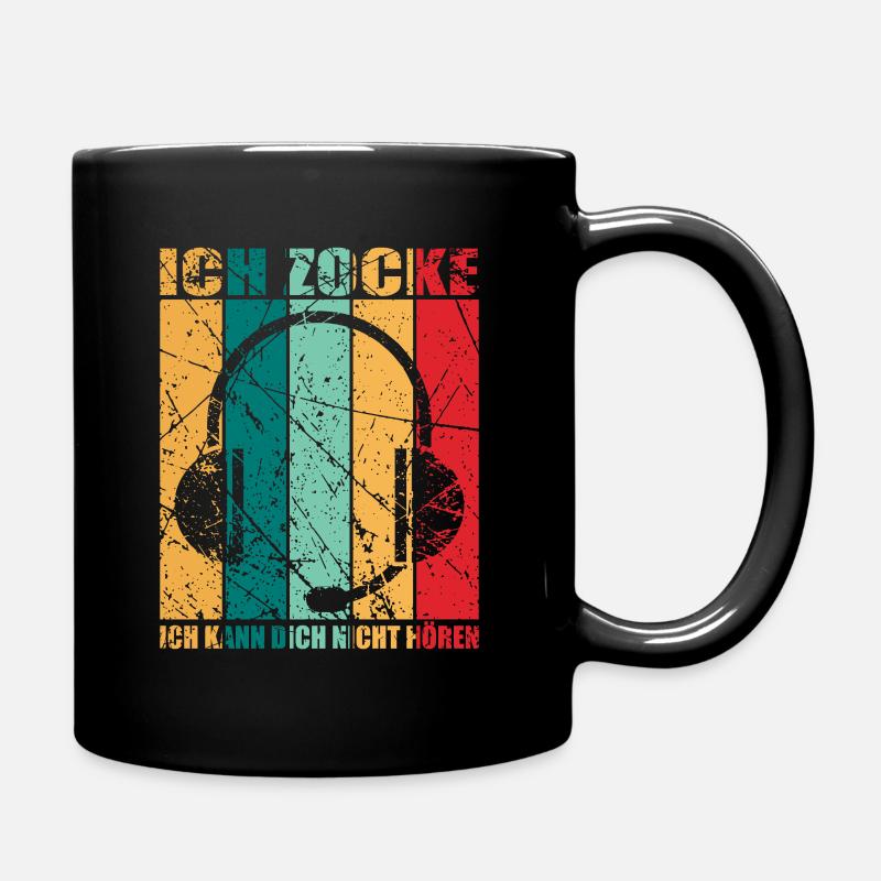 Computer gaming - Full Colour Mug - black