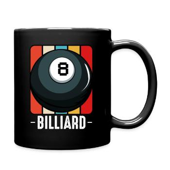 Cadeau de billard vintage style rétro pour 8 piscines - Mug uni - noir - Droite