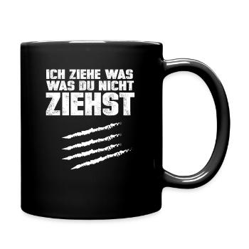 Droge Kokain Cocain Lustiger Spruch - Tasse einfarbig - Schwarz - Rechts
